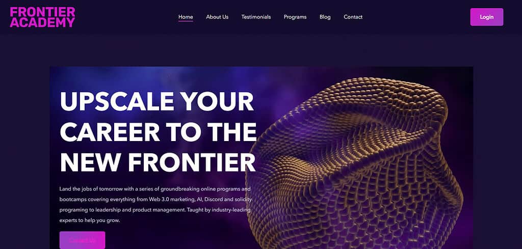 AI Frontier Academy Best Ai Training School