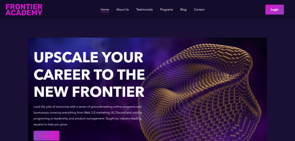 AI Frontier Academy Best Ai Training School