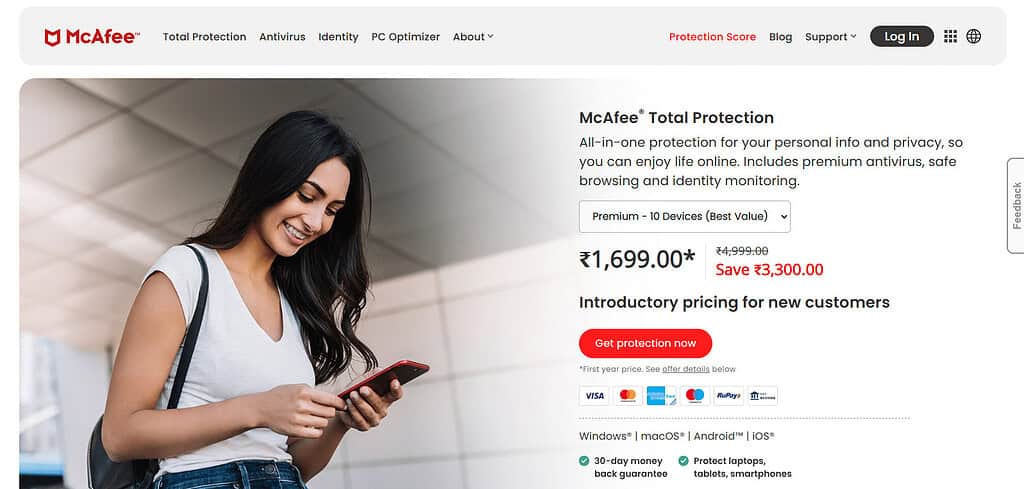 McAfee Total Protection Best Software For Clearing Malware