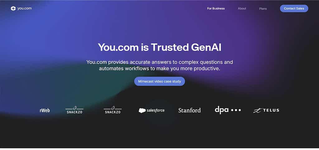You.com Best Ai Search Engine