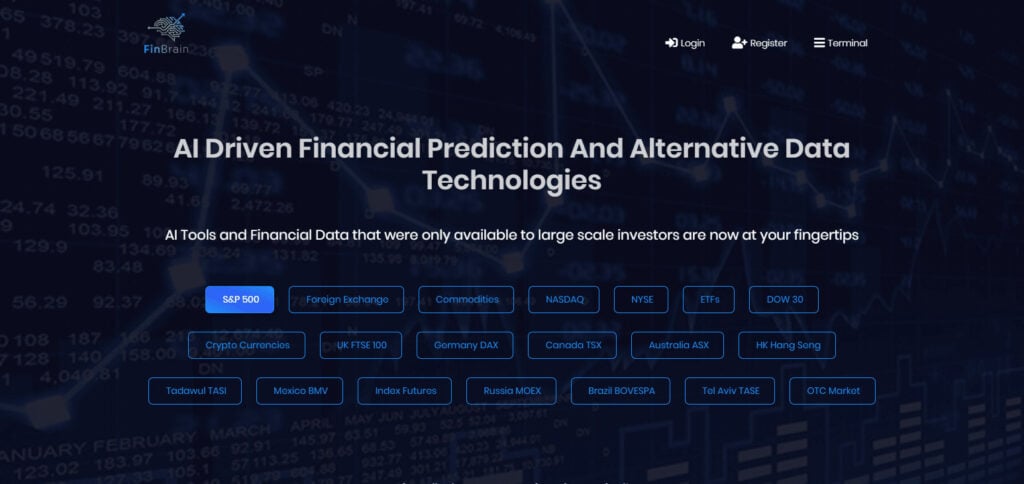 FinBrain Best AI Stock Prediction Website