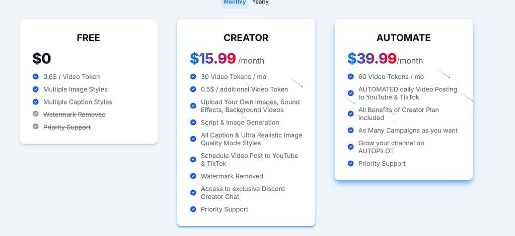 Aicut Pro Ai Offer Simple, Transparent Pricing