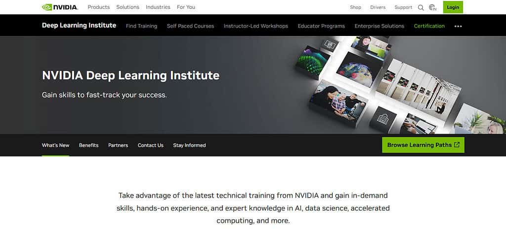 NVIDIA’s Deep Learning Institute Artificial Intelligence Courses