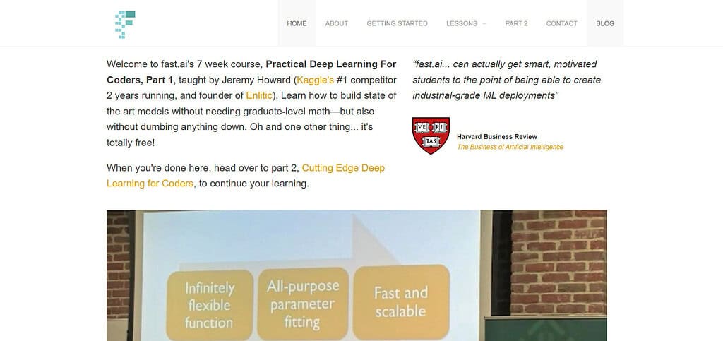 Fast.ai’s Practical Deep Learning for Coders Artificial Intelligence Courses