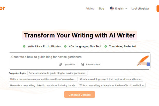 Eskritor AI - Fast & Accurate AI Writing Assistant