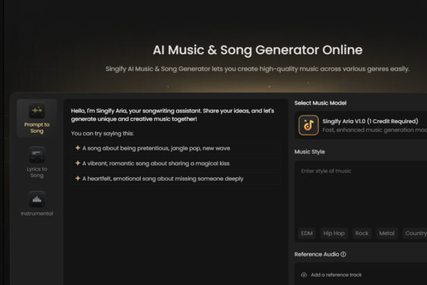 Singify AI - Create Music with AI-Powered Song Generator