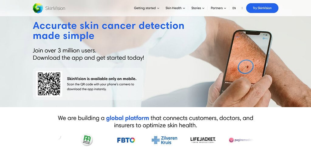 SkinVision AI-Powered Healthcare Apps for Monitoring Health