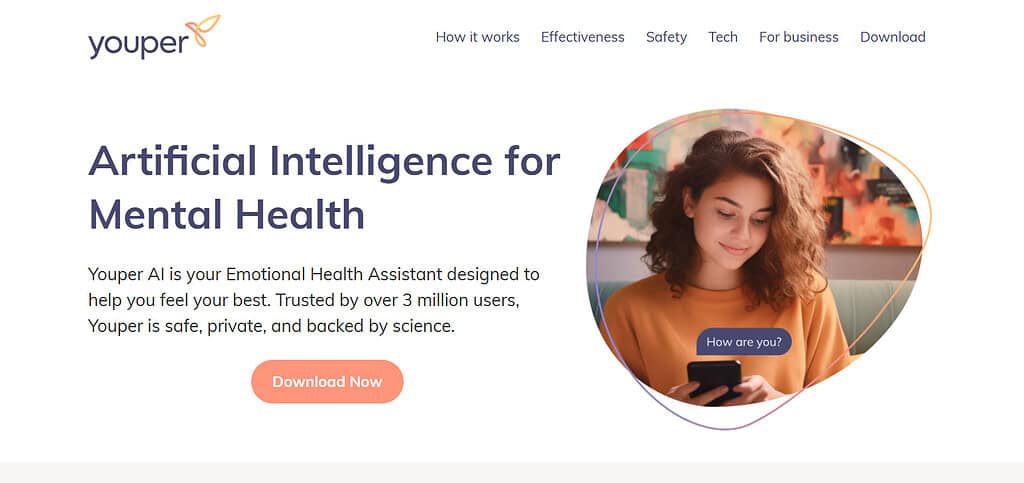 Youper AI-Powered Healthcare Apps for Monitoring Health