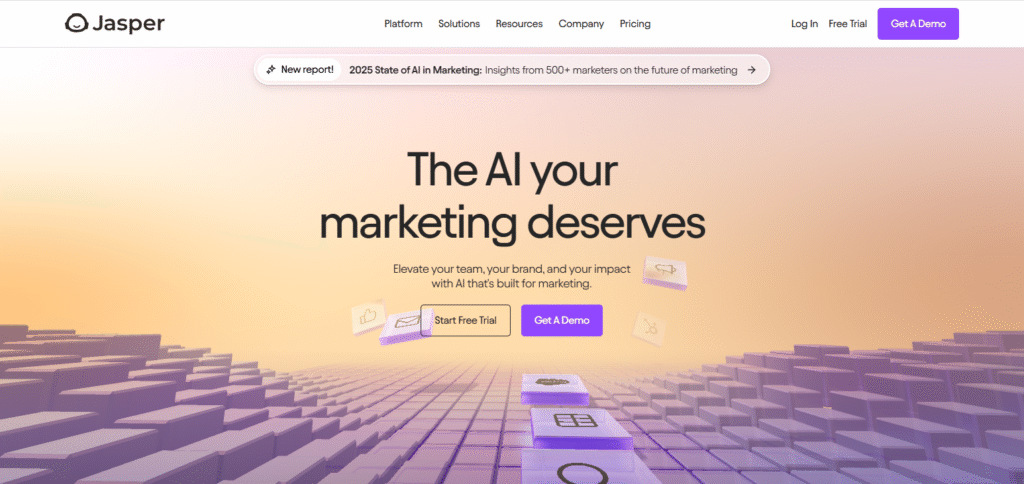 Jasper AI AI Solutions for Automating Digital Marketing