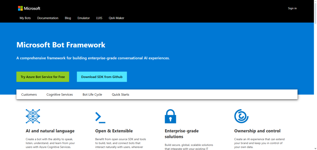 Microsoft Bot Framework