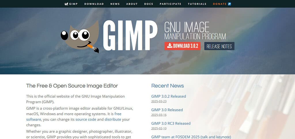 GIMP Open Source Software
