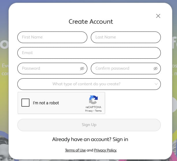 Account Creation
