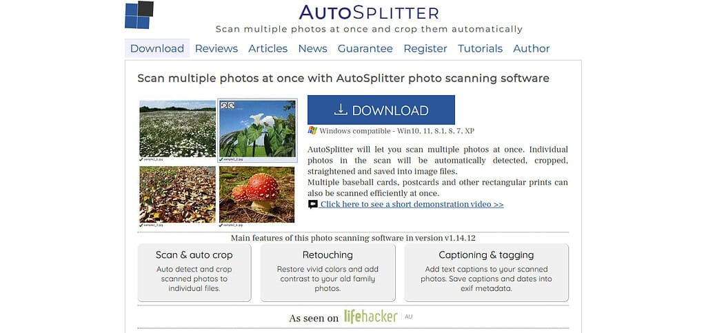 AutoSplitter Software To Digitize Old Photos