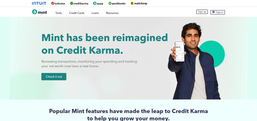 Mint AI-Powered Personal Finance Apps