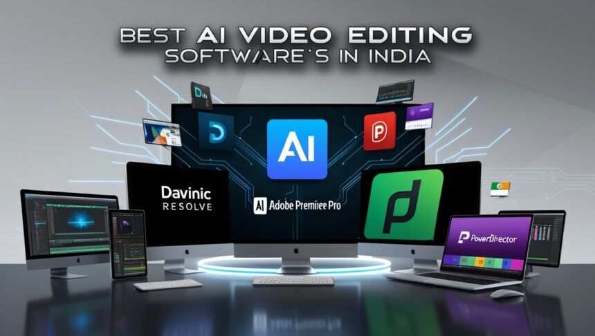 10 Best AI Video Editing Software in India 2025 – Fast & Easy Editing