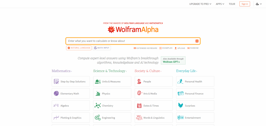 Wolfram|Alpha
