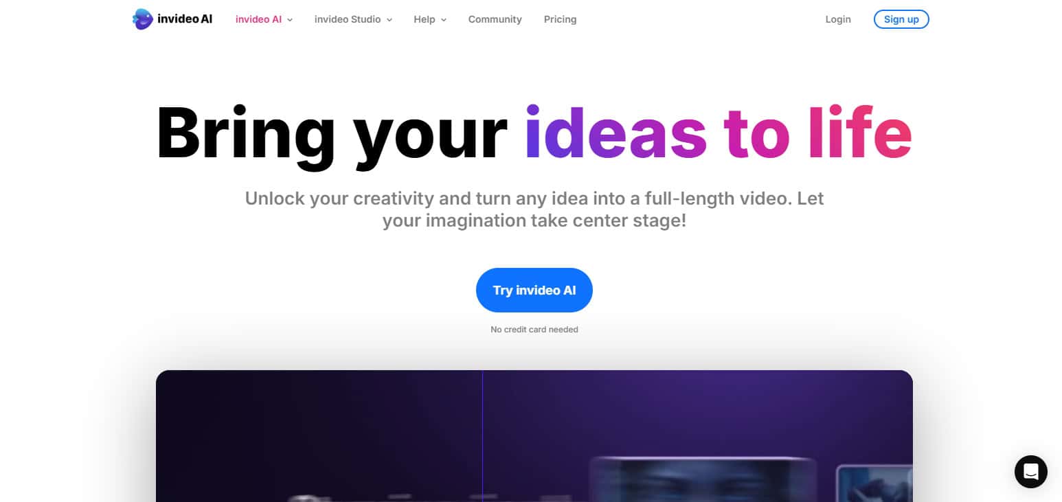 Invideo AI – Create Stunning Videos Fast with AI-Powered Editing