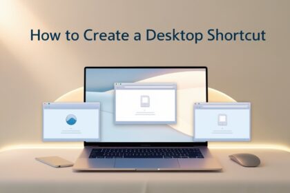 How to Create a Desktop Shortcut Easily