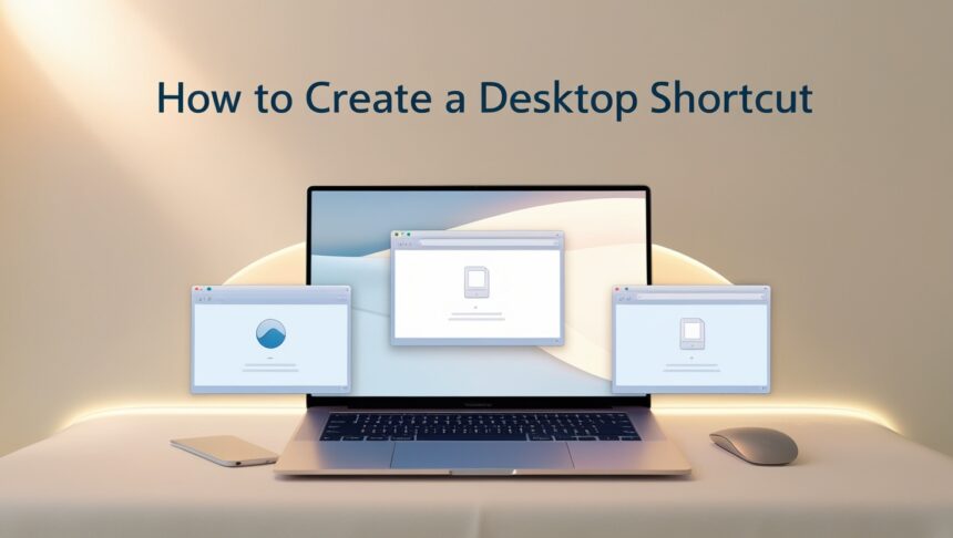 How to Create a Desktop Shortcut Easily