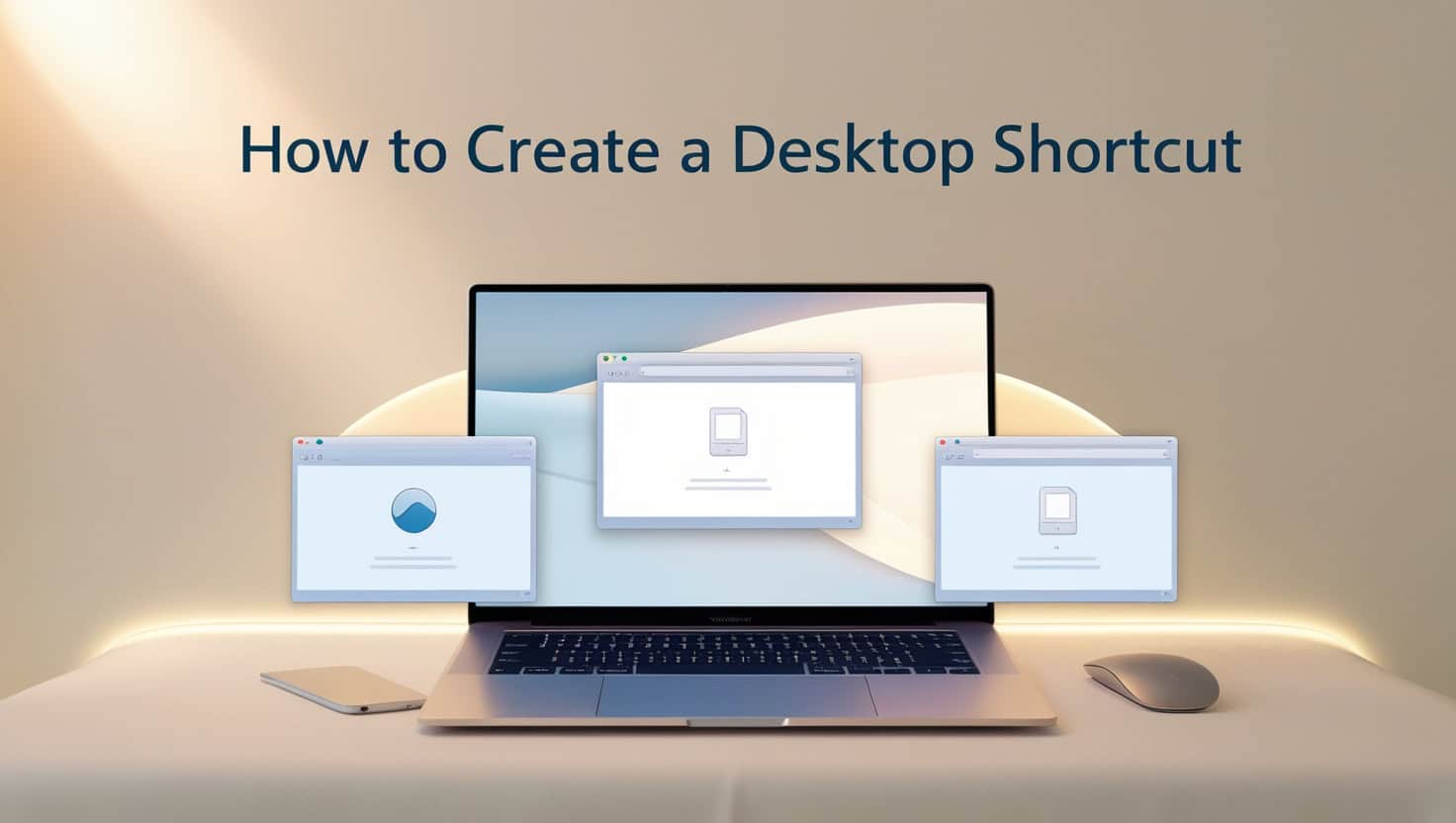 How to Create a Desktop Shortcut Easily