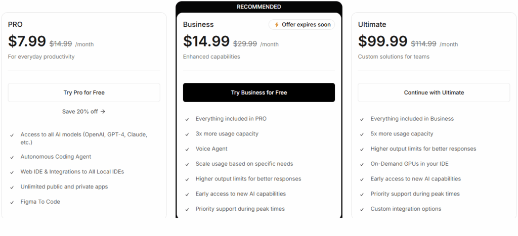 Pricing