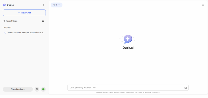 DuckDuckGo AI Chat – Private & Secure AI-Powered Conversations
