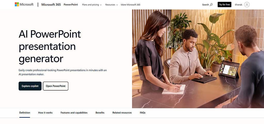 Microsoft Copilot for PowerPoint