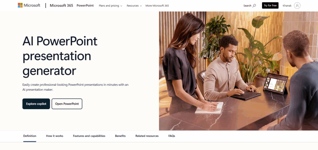 Microsoft Copilot for PowerPoint