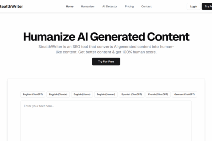 Stealth Writer AI – Effortless, High-Quality AI Writing Tool