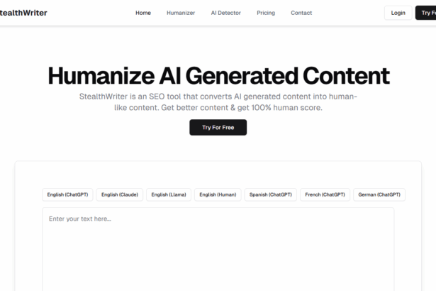 Stealth Writer AI – Effortless, High-Quality AI Writing Tool