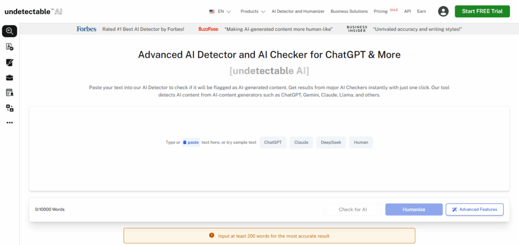 Undetectable AI