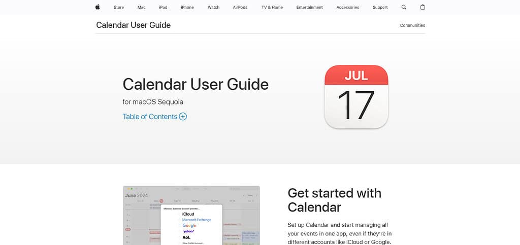 Apple Calendar