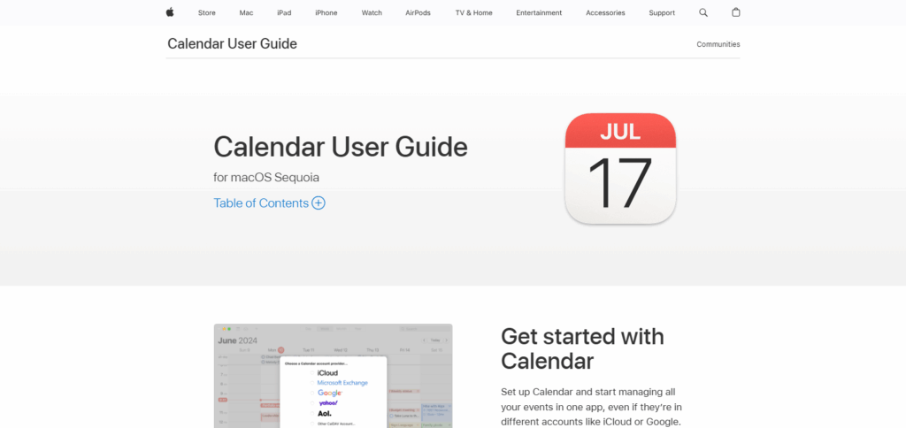 Apple Calendar
