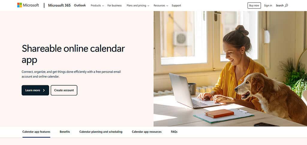 Microsoft Outlook Calendar