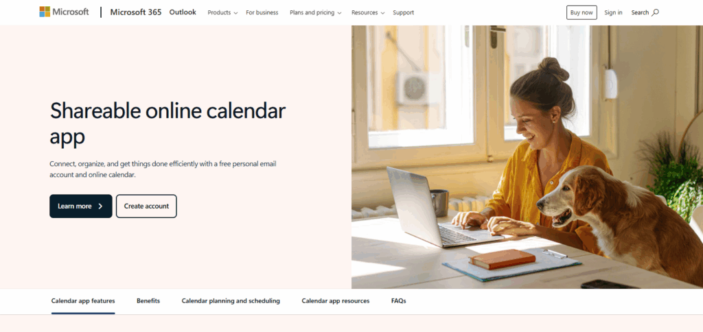 Microsoft Outlook Calendar