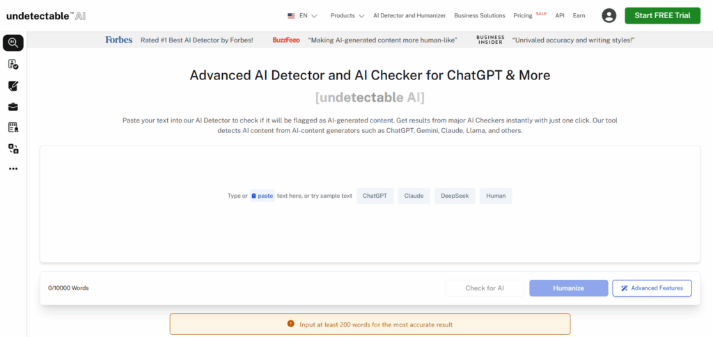 Undetectable AI