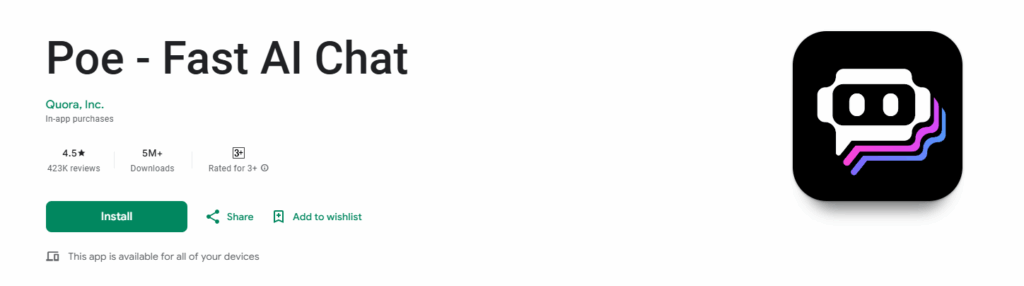 Poe by Quora