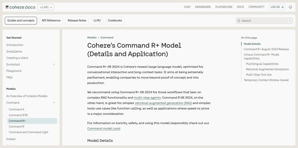 Command R+ (Cohere)