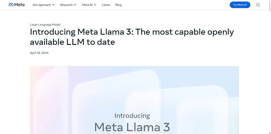 LLaMA 3 (Meta)