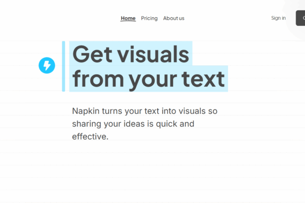 Napkin AI – Simplify Complex Ideas with AI-Powered Summaries