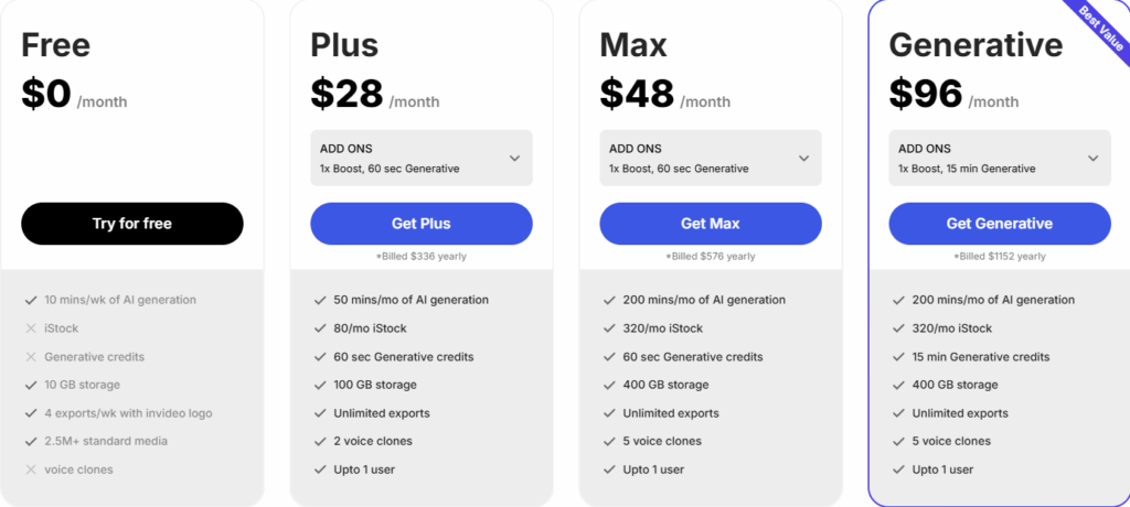 Plans & Pricing