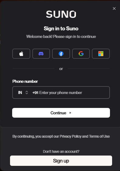 Authentication of your account 