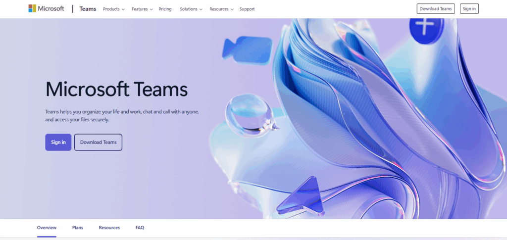 Open Microsoft Teams