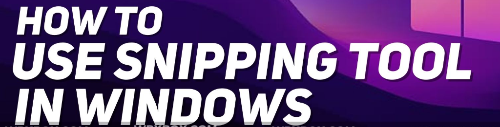How to Use Snipping Tool