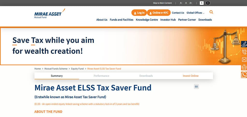 Select a Mutual Fund Scheme