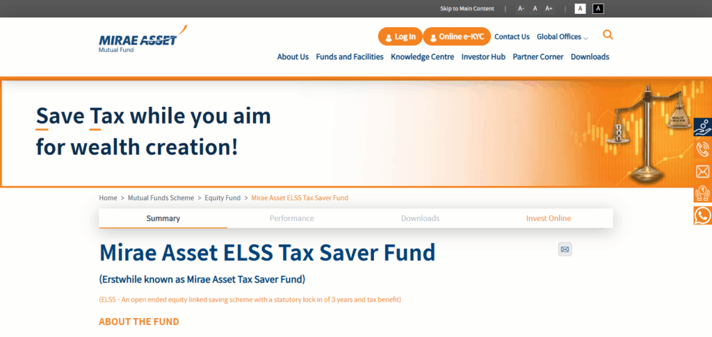 Select a Mutual Fund Scheme