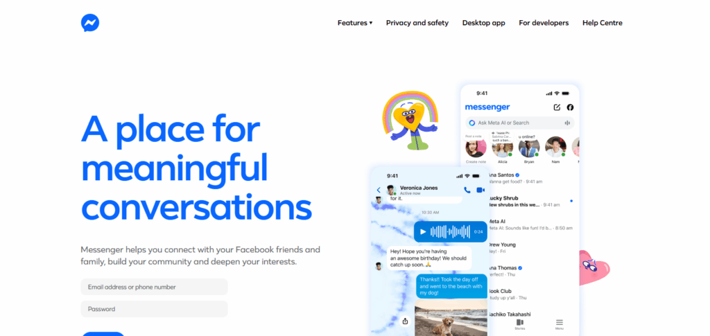 Step 1: Open Messenger