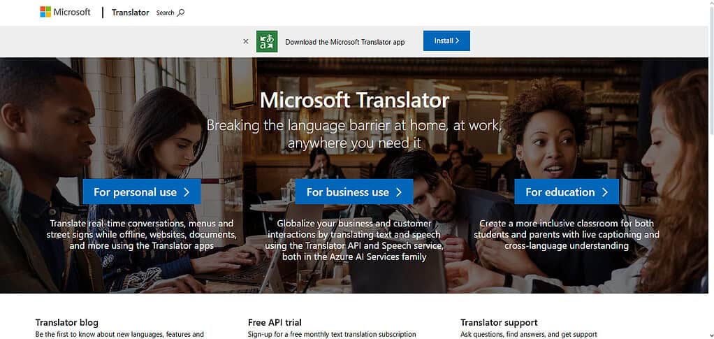 Microsoft Translator