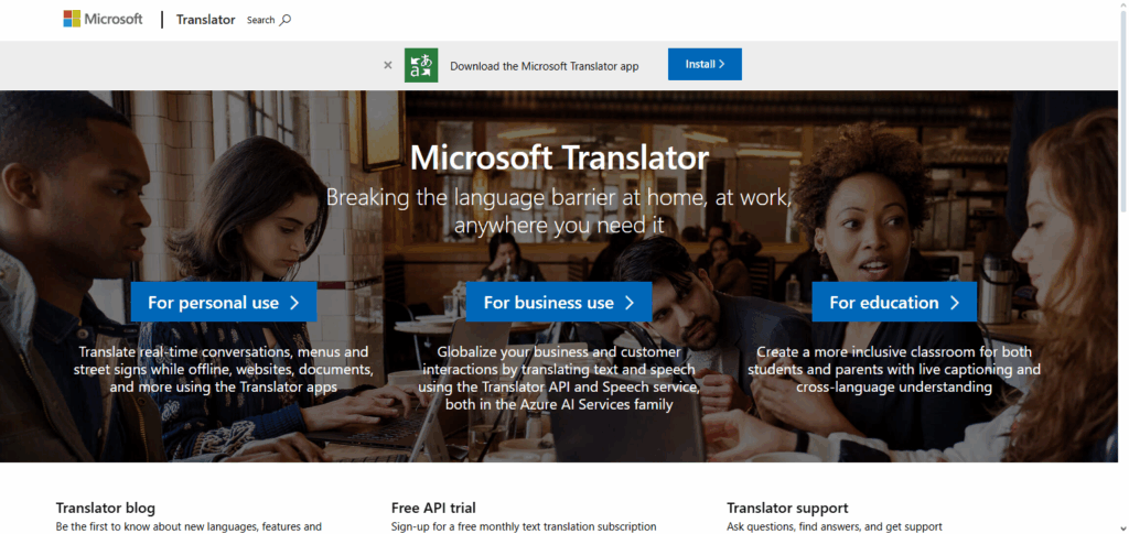 Microsoft Translator