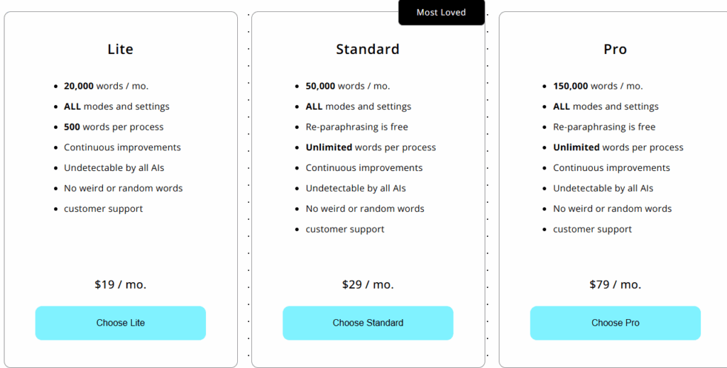 Plans & Pricing